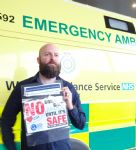Salford Royal Hospital applause and protest 